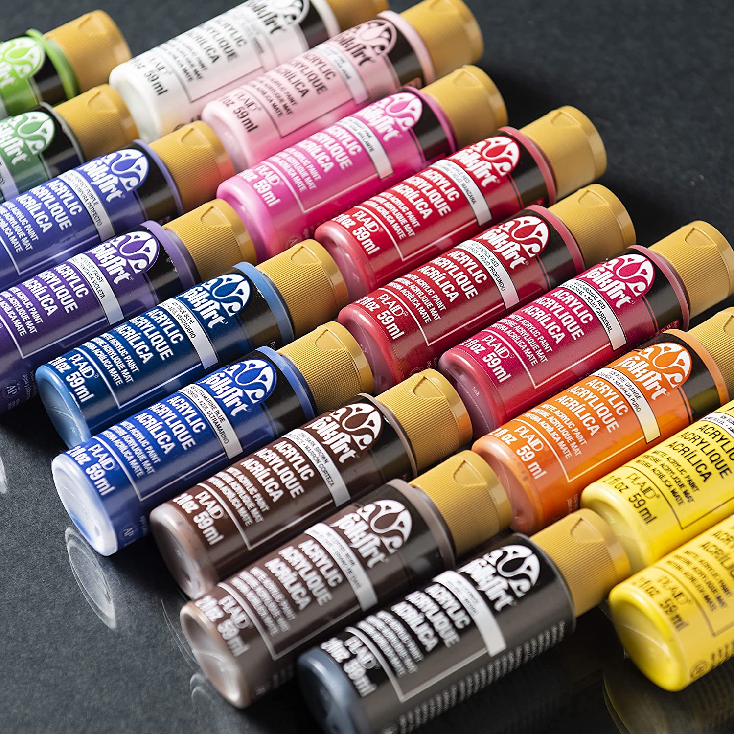 Folkart Acrylic Paint Set Colors Only Common Sense