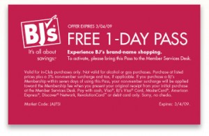 Free One Day Shopping Pass for BJ s - Common Sense With Money