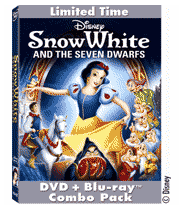 Walmart: Snow White Blu-Ray/DVD Combo $4.96 starting 10/6