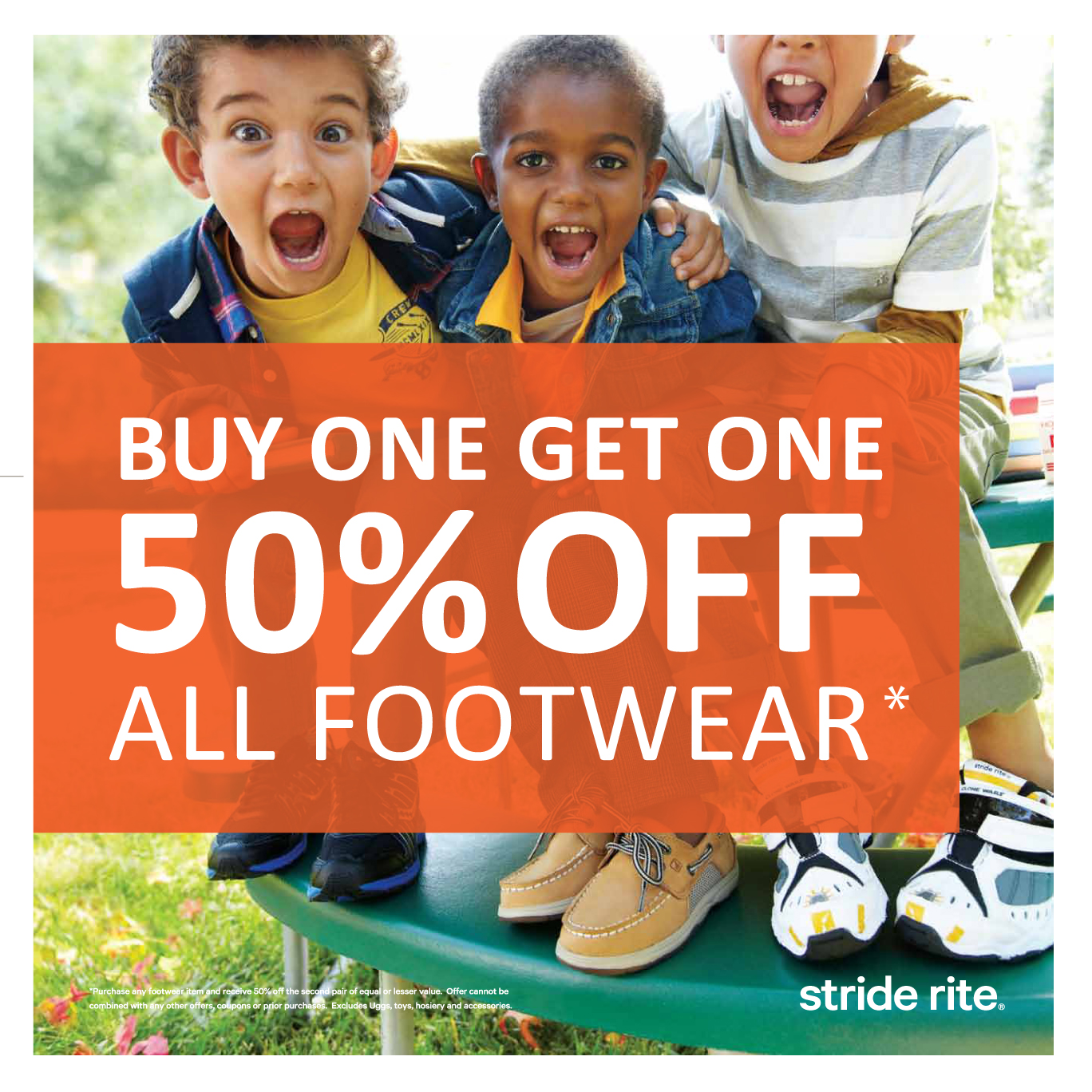 Stride Rite Buy One Get one Half Off Sale + Enter to Win a Free Pair