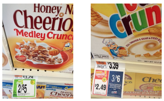 Stop & Shop: Cinnamon Toast Crunch Cereal and Cheerios Crunchy Medley only $1 per box