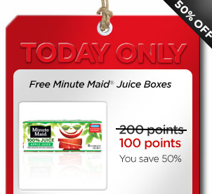 My Coke Rewards: Free (up to $4.43) Minute Maid® Juice Boxes, 10-pk. any variety Coupon