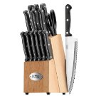 Ginsu International Traditions 14-Piece Knife Set with Block, Natural – $27.99!