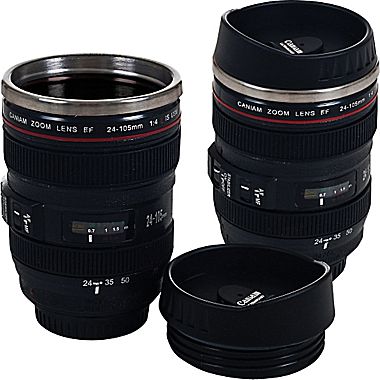 Set of TWO Camera Lens Coffee Mugs Just $10.99 + Free Pickup!