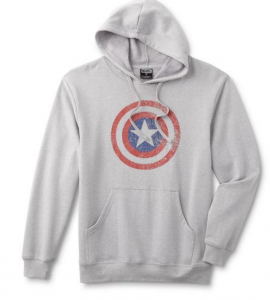 Men’s Captain America Hooded Sweatshirt Just $9.99 After Shop Your Way Rewards!