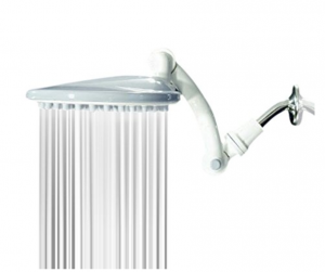 High Pressure Rainfall Shower Head with 6-Way Adjustable Extension Arm Just $19.87 On Lightening Deal!