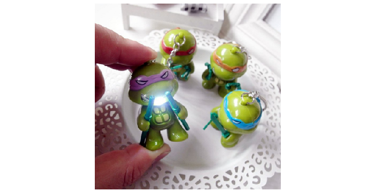 Wow! LED Turtle Key Chains Only $0.99 Shipped!