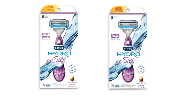 Schick Hydro Silk Razor for Women with 2 Moisturizing Razor Blade Refills Only $4.52 Shipped! (Reg. $8.97)