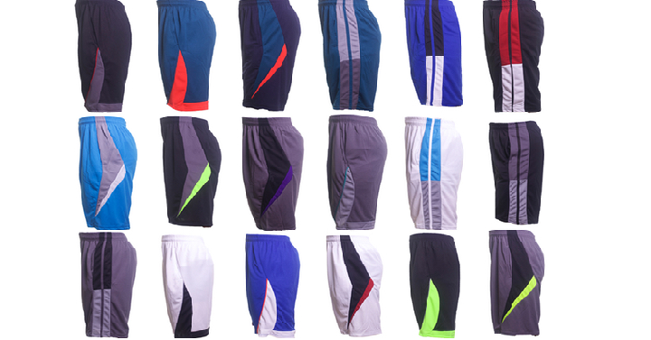 Men’s Moisture-Wicking Mesh Shorts (5 Pack) Only $29.99 Shipped! That’s Only $5.99 Each!