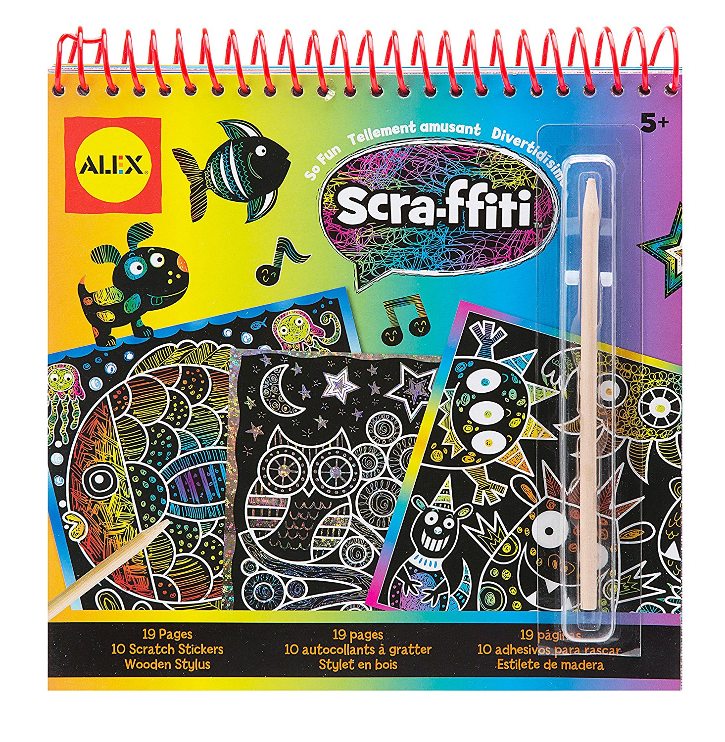 ALEX Scra-ffiti So Fun Scratch Pad Coloring and Sketch Book Only $6.77!