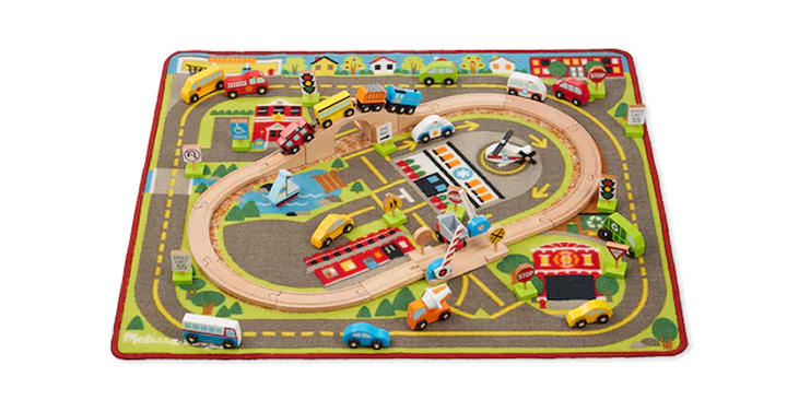 Kohl’s 30% Off! Earn Kohl’s Cash! Stack Codes! FREE Shipping! Melissa & Doug Deluxe Multi-Vehicle Activity Rug – Just $31.49!