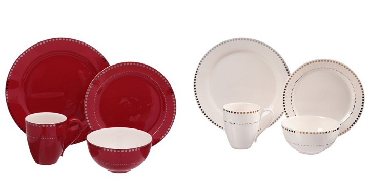 Walmart: 16 Piece Dinnerware Set Only $14.99!