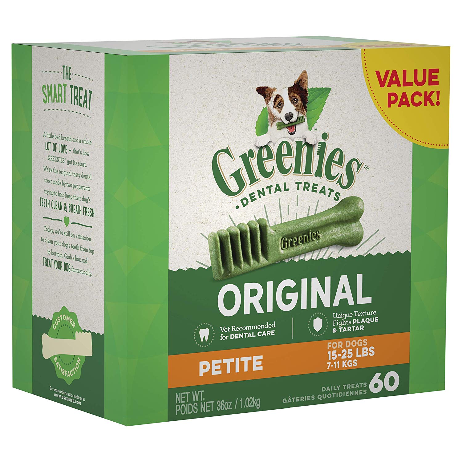 Greenies Dog Dental Chews Dog Treats (15-25 lb Dogs) Only $21.09 Shipped!