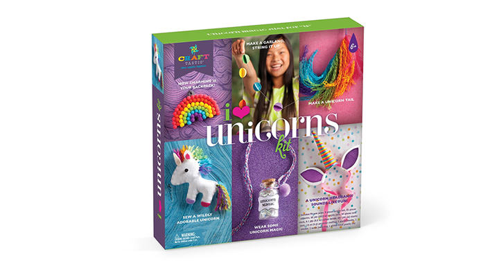 Craft-tastic I Love Unicorns Kit – Craft Kit Includes 6 Unicorn-Themed Projects – Just $19.95!