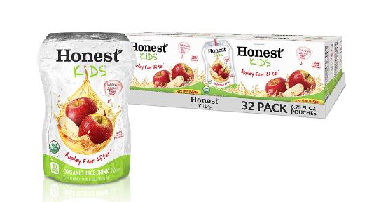 Honest Kids Appley Ever After Apple Organic Fruit Juice Drink, 32 Pack – Only $9.57!