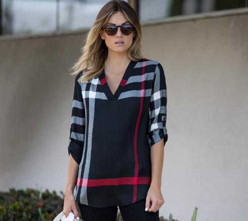 Polished Playful Plaid Blouse – Only $16.99!