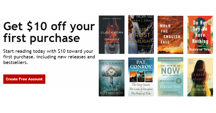 Walmart: $10 Off Your $10.01 or More eBook and Audiobook Purchase!