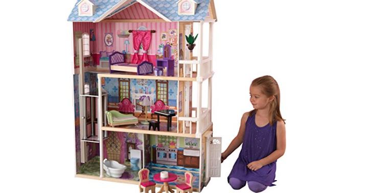 KidKraft My Dreamy Dollhouse with Furniture – Only $76.24!
