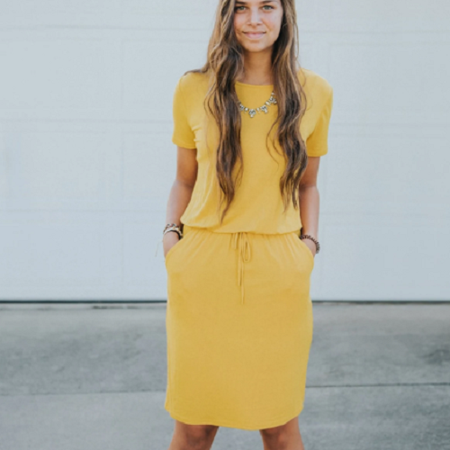 Pocket T-Shirt Dress | 7 Colors Only $26.99! (Reg. $56)