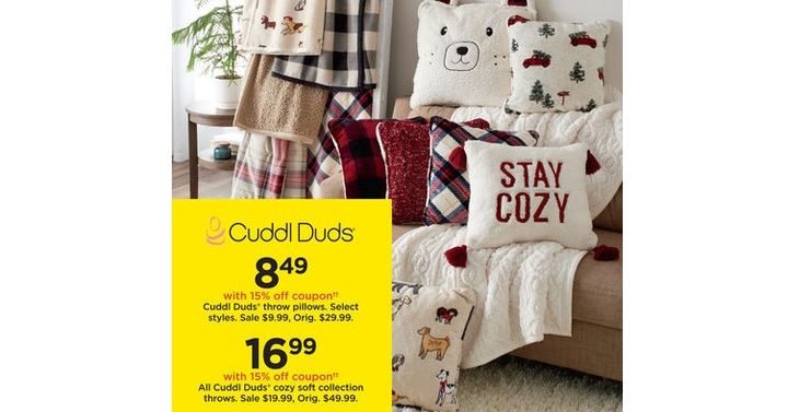 cuddl duds bear pillow