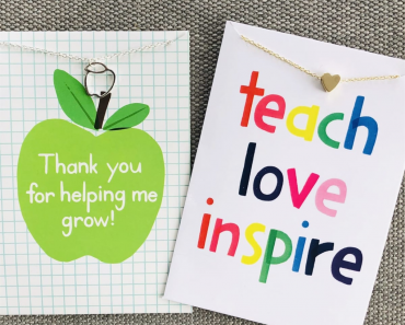 Teacher Christmas Necklace Only $6.99 + FREE Shipping!