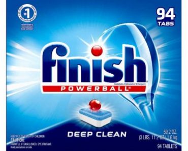 Finish Powerball All in 1 Dishwashing Tablets, 94 Count – Only $14.76!