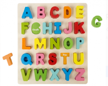 Wooden Alphabet Puzzle Board Only $ 8.95!! (Reg. $18)