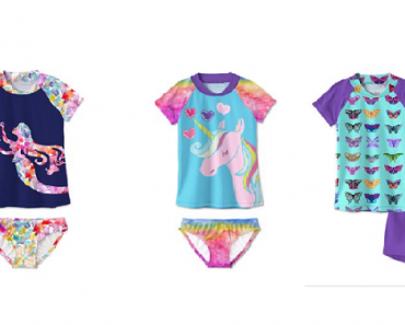 Summer Rashguard Sets: Toddler to Size 14 as low as $16.99!! (Reg. $40)