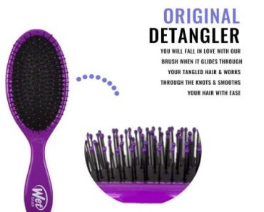Wet Brush Original Detangler Hair Brush (Purple) – Only $7.19!