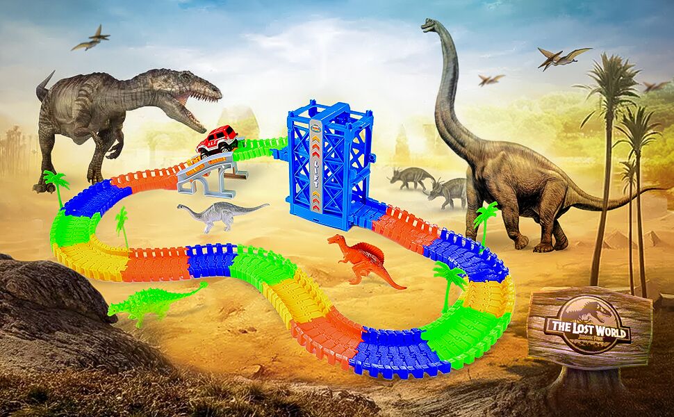 amazon dinosaur race track