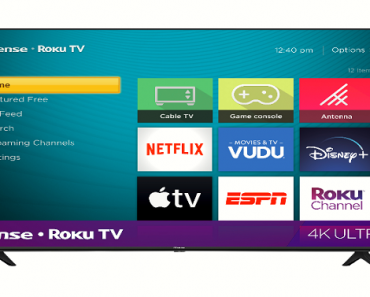 Hisense 58″ Class 4K UHD LED Roku Smart TV Only $278 Shipped!