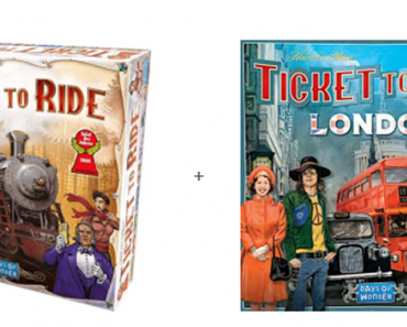 Buy Ticket to Ride and get Ticket to Ride London for FREE! Just $25.00!