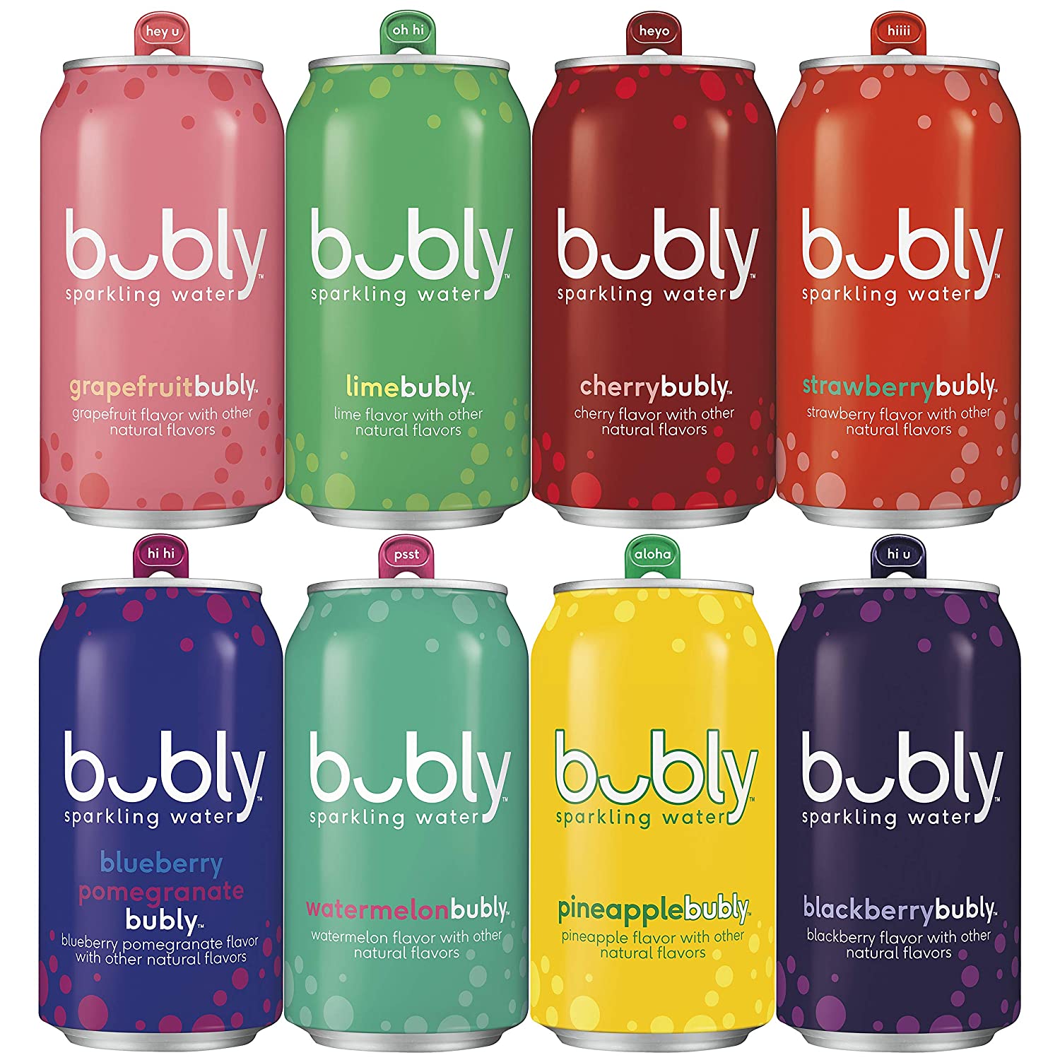 Bubly Sparkling Water Fizzy Sampler Variety 12 Fl Oz Pack Of 18 Only 818 Common Sense 6025