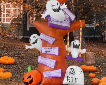 Halloween Inflatables Outdoor Ghost Tree – Only $34.99!