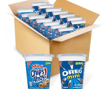 OREO Mini Cookies & CHIPS AHOY! Mini Cookies Go-Cup Cookies Variety Pack (14 Count) – Only $8.99!
