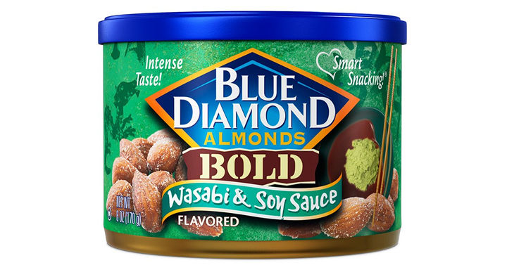 Blue Diamond Almonds, Bold Wasabi & Soy Sauce, 6 Oz – Just $2.47 ...