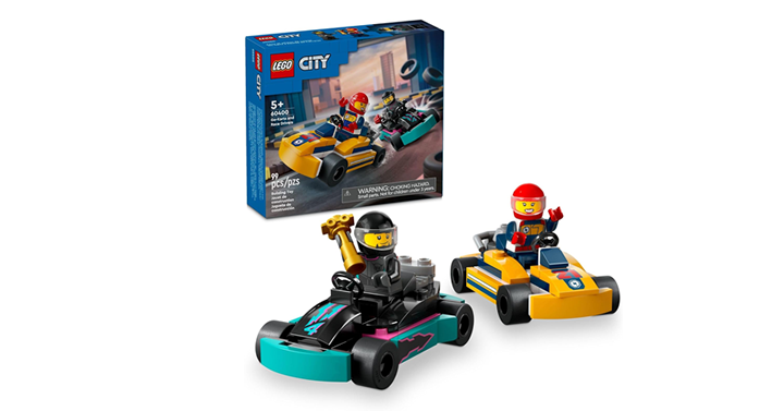 LEGO City Go-Karts and Race Drivers Playset 60400 – Just $7.99 ...