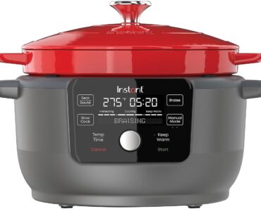 InstantPot 6-Quart 1500W Electric Dutch Oven – Only $89.37!