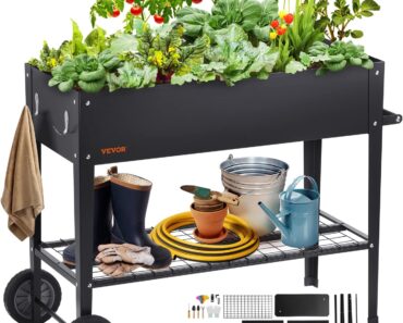 VEVOR Black Raised Garden Bed – Only $49.99!