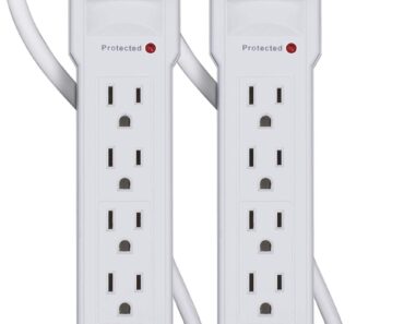 Surge Protector Power Strip 2-Pack – Only $6.40!