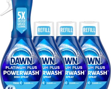 Dawn Platinum Powerwash Dish Spray (Pack of 4) – Only $14.63!
