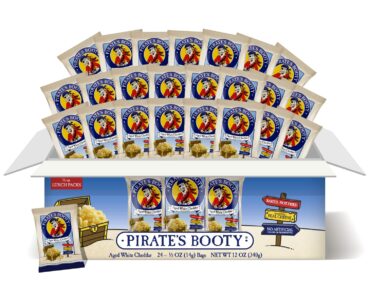 Pirate’s Booty Aged White Cheddar Cheese Puffs (Pack of 24) – Only $14.23!