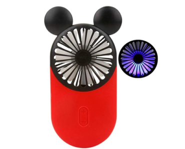 Cute Personal Mini Fan, Handheld & Portable USB Rechargeable – Just $12.46!