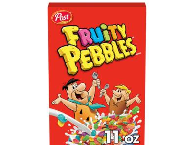 Post Fruity Pebbles, 11 Ounce – Just $1.99!