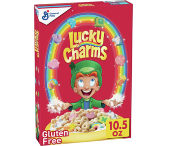 Lucky Charms, Gluten Free Breakfast Cereal, 10.5 oz – Just $1.49!