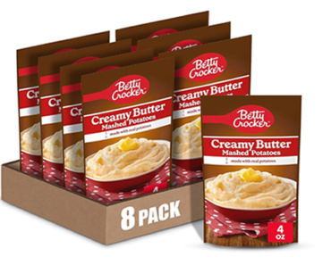 Betty Crocker Creamy Butter Mashed Potatoes, Pack of 8 – Just $5.47!