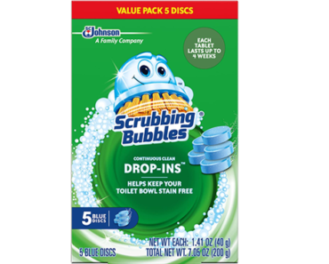 Scrubbing Bubbles Toilet Cleaner Drop Ins – 5 Count – Just $4.90!
