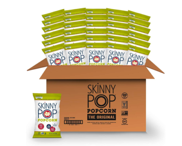 SkinnyPop Original Popcorn, Individual Snack Size Bags – Pack of 30 – Just $10.70!