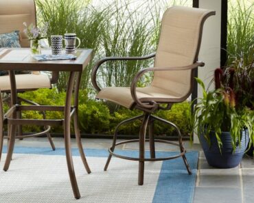 Sun Valley Aluminum Outdoor Bar Stool (2-Pack) – Only $87!