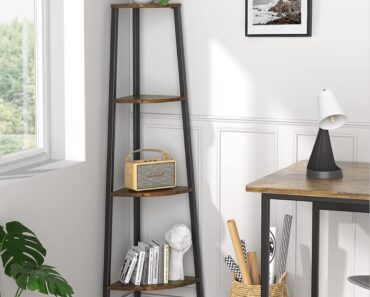 FURNINXS 4 Tier Corner Shelf – Only $29.99!